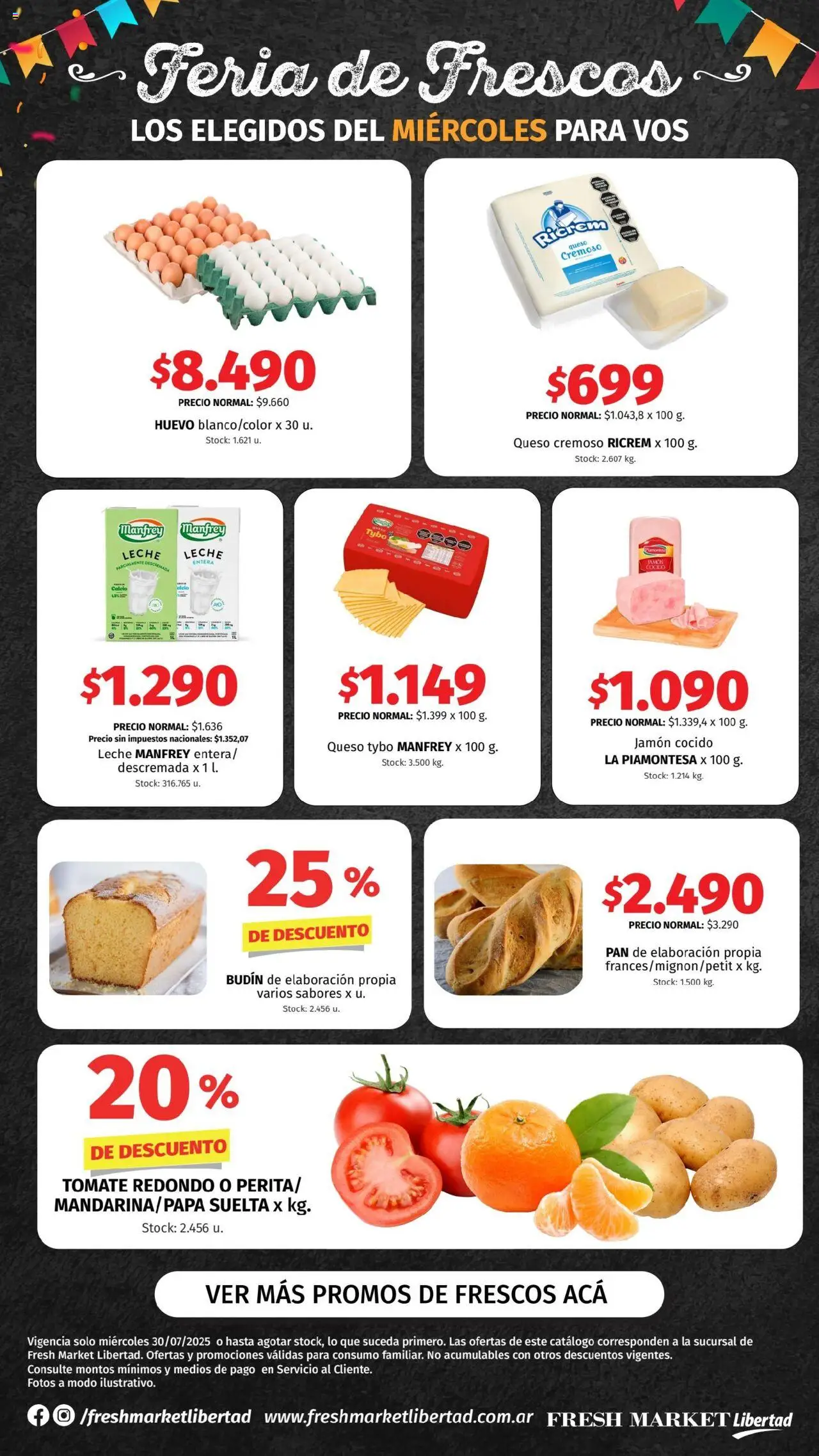 Hipermercado Libertad Feria de Frescos - DOT del 30/07/2025 Online
