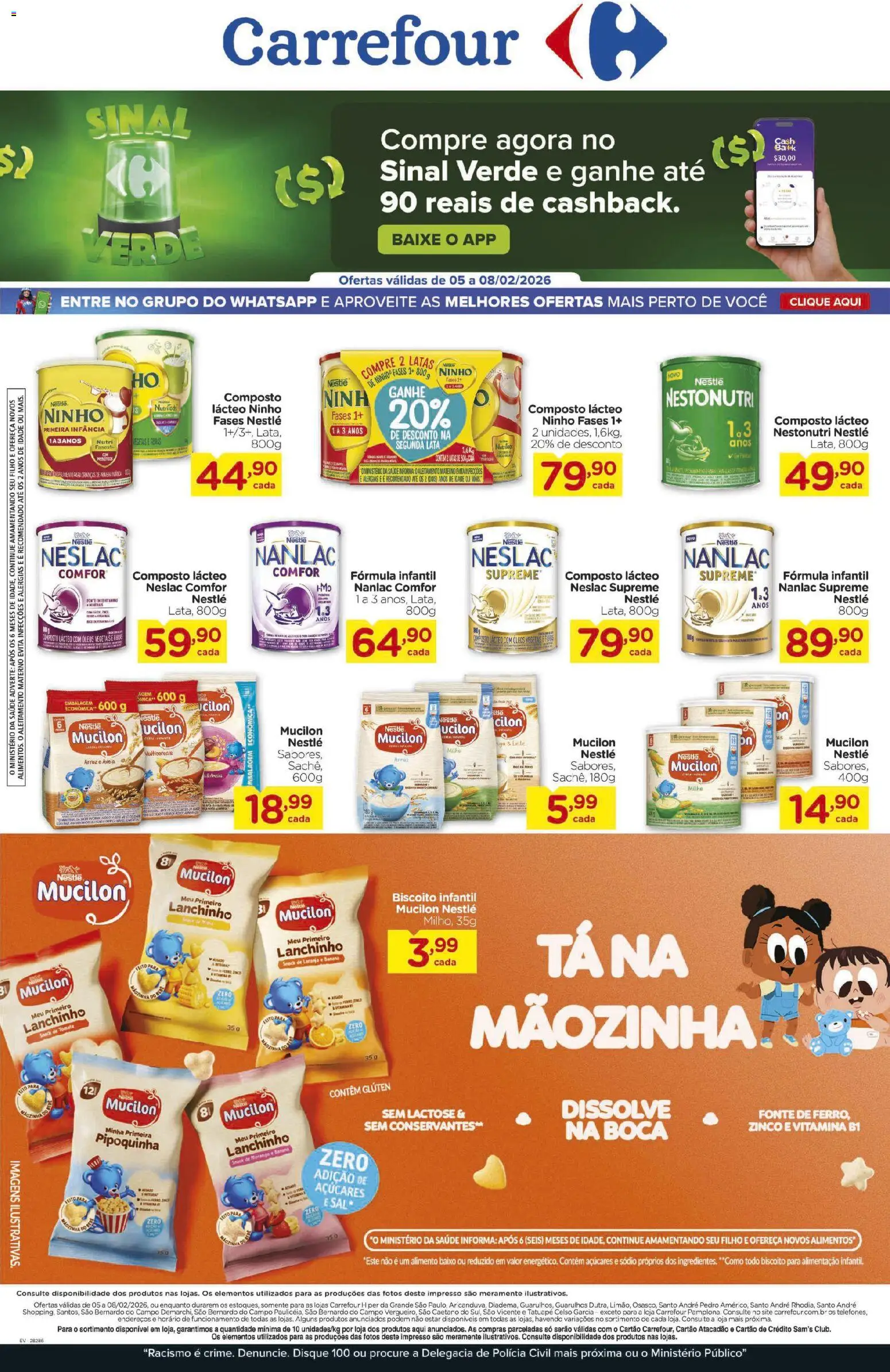 Pré-Visualização do folheto "Ofertas da semana" da loja Carrefour válido a partir de 05/02/2026