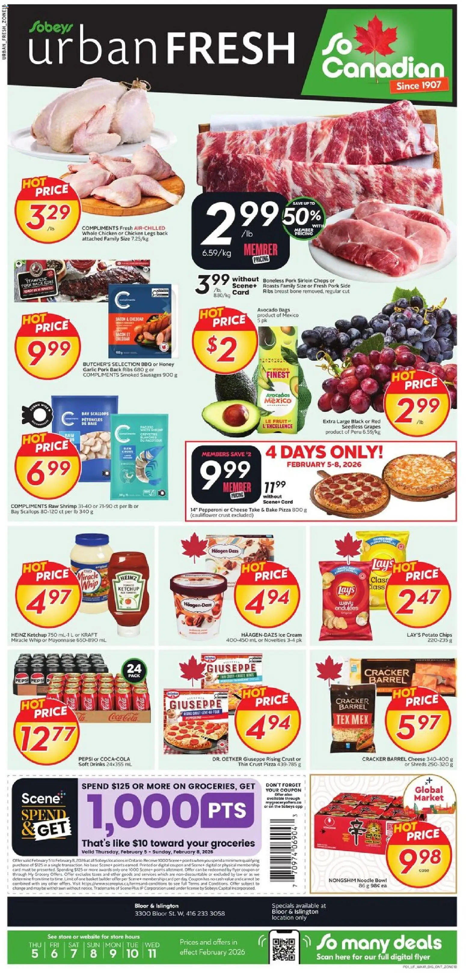 Preview of leaflet Weekly Flyer - ON from shop Sobeys is valid from Feb 05, 2026