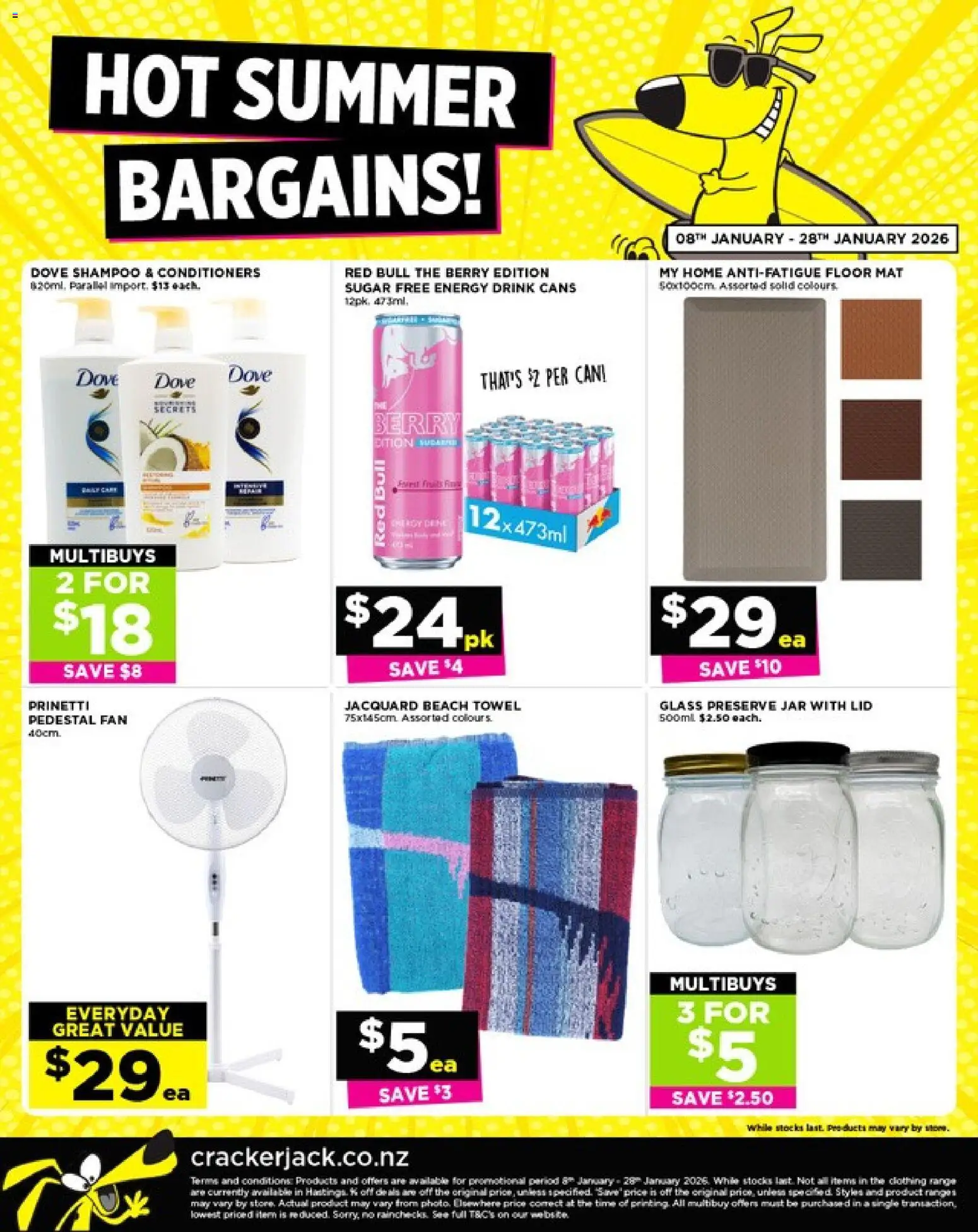 Preview of catalogue Catalogue from shop Crackerjack valid 8 Jan 2026