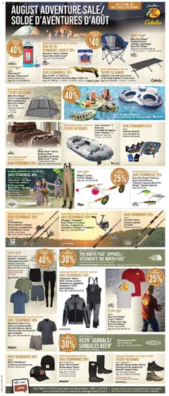 Preview of leaflet Flyer / circulaire from shop Cabelas is valid from Jul 31, 2025
