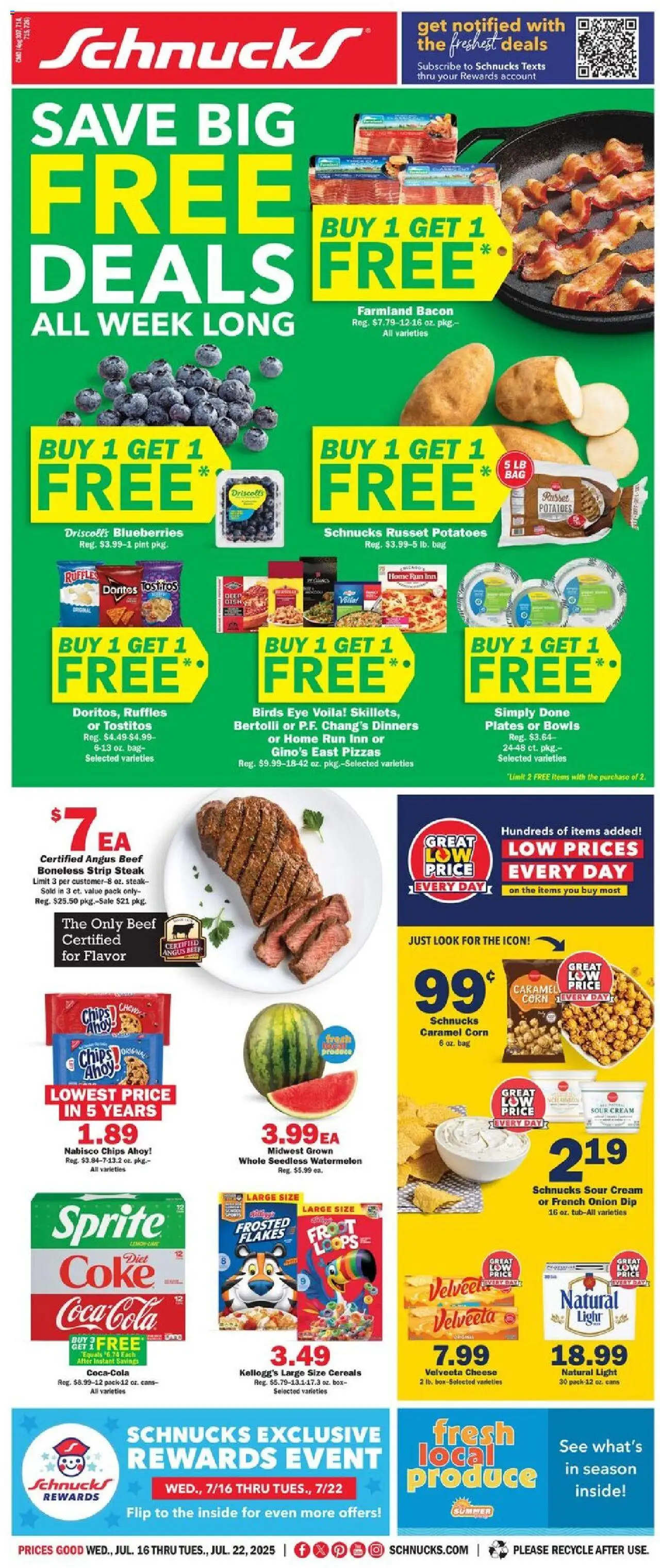 Schnucks Weekly Ad from 07/16/2025 - Flyer - Page number 1
