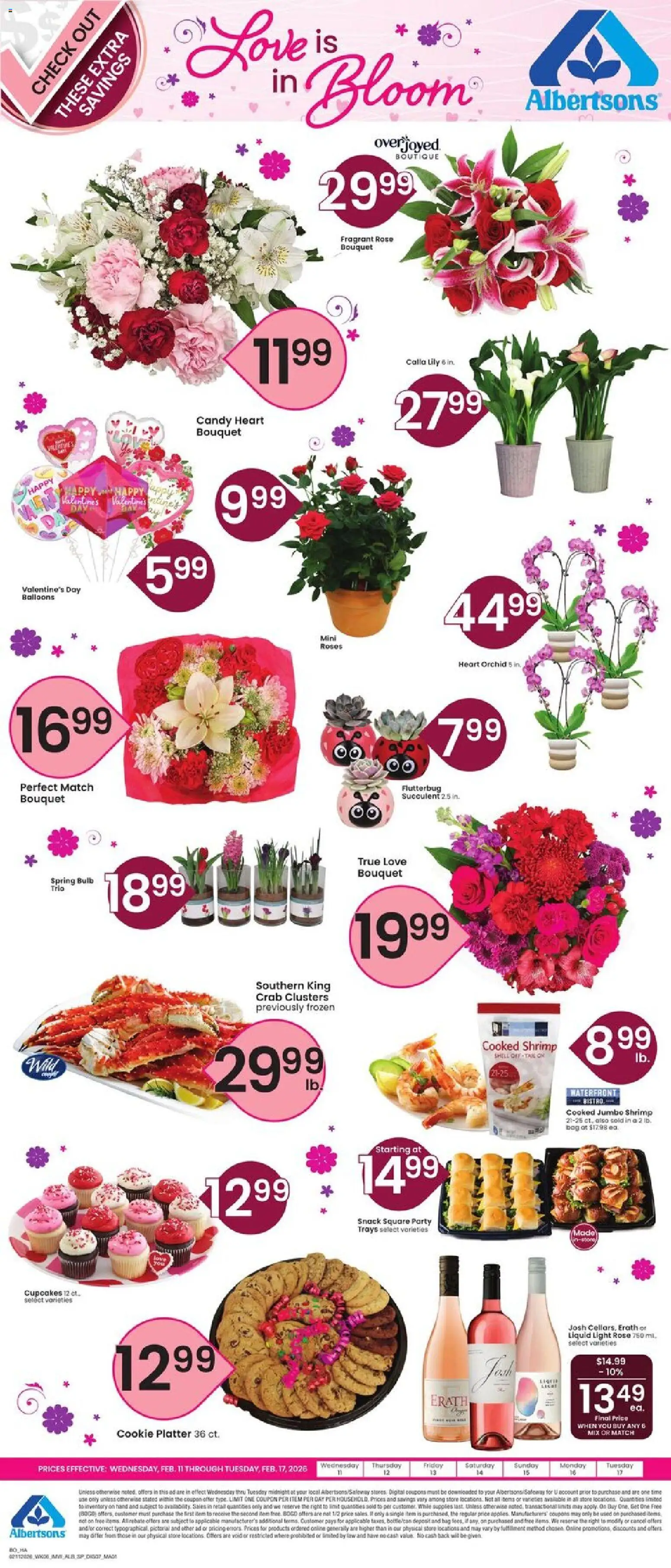 Ad Preview of Albertsons Specialty Publication from 02/11/2026