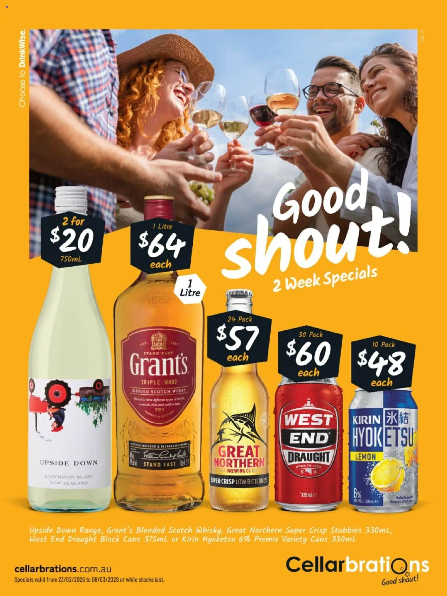 Preview of catalogue Catalogue SA from shop Cellarbrations valid 23/02/2026