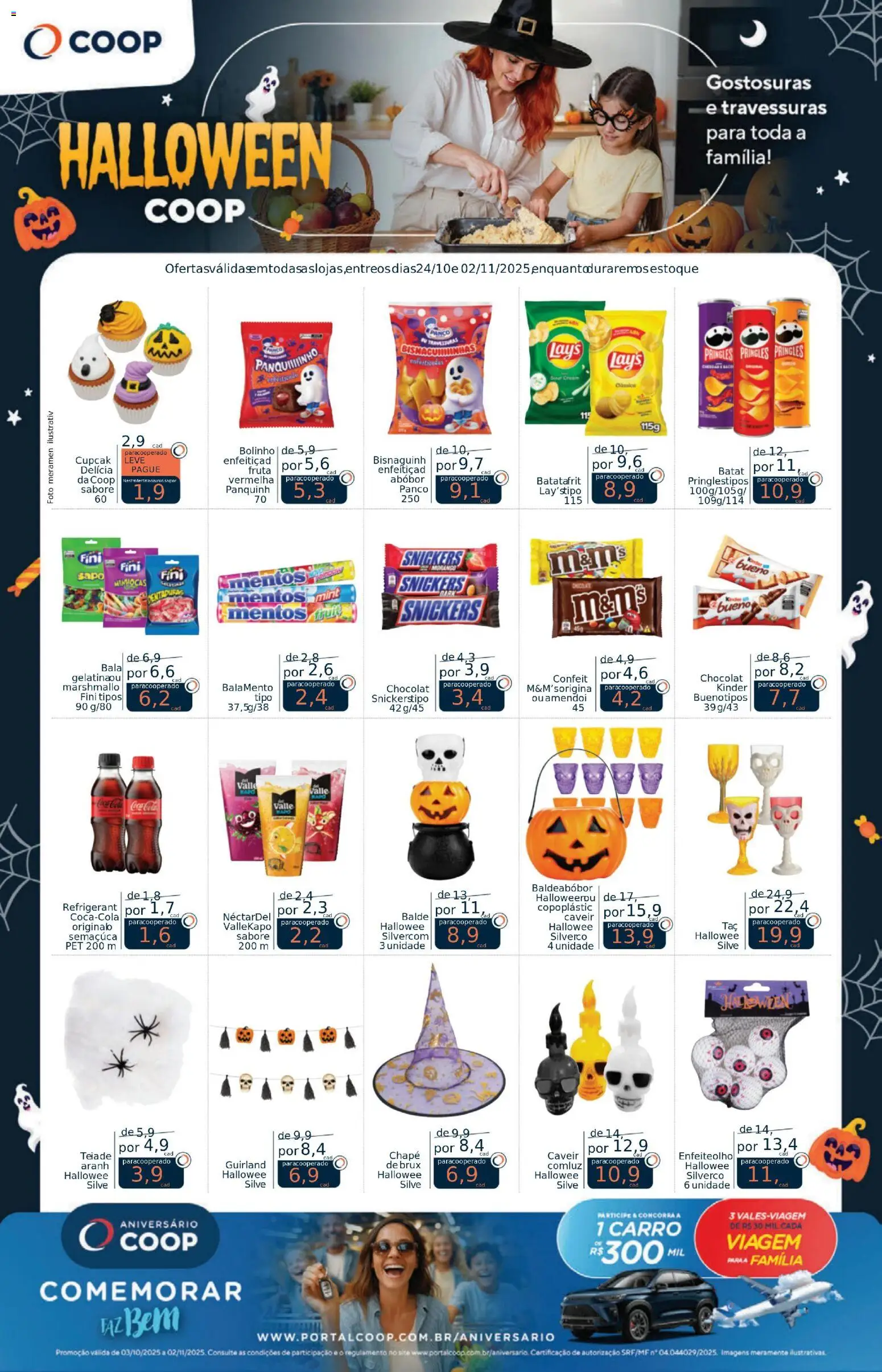 Pré-Visualização do folheto "Ofertas Halloween" da loja Coop válido a partir de 24/10/2025