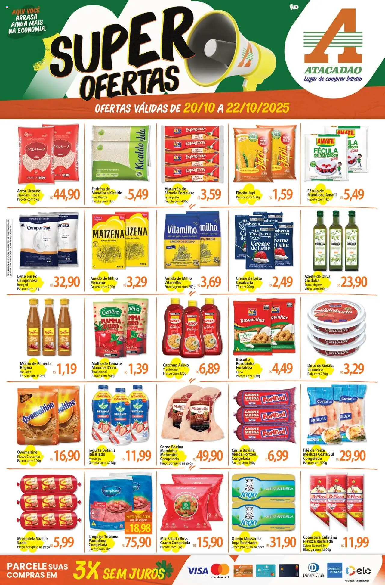 Atacadão folheto "Ofertas - PI" válido a partir de 20/10/2025 - número de página 1