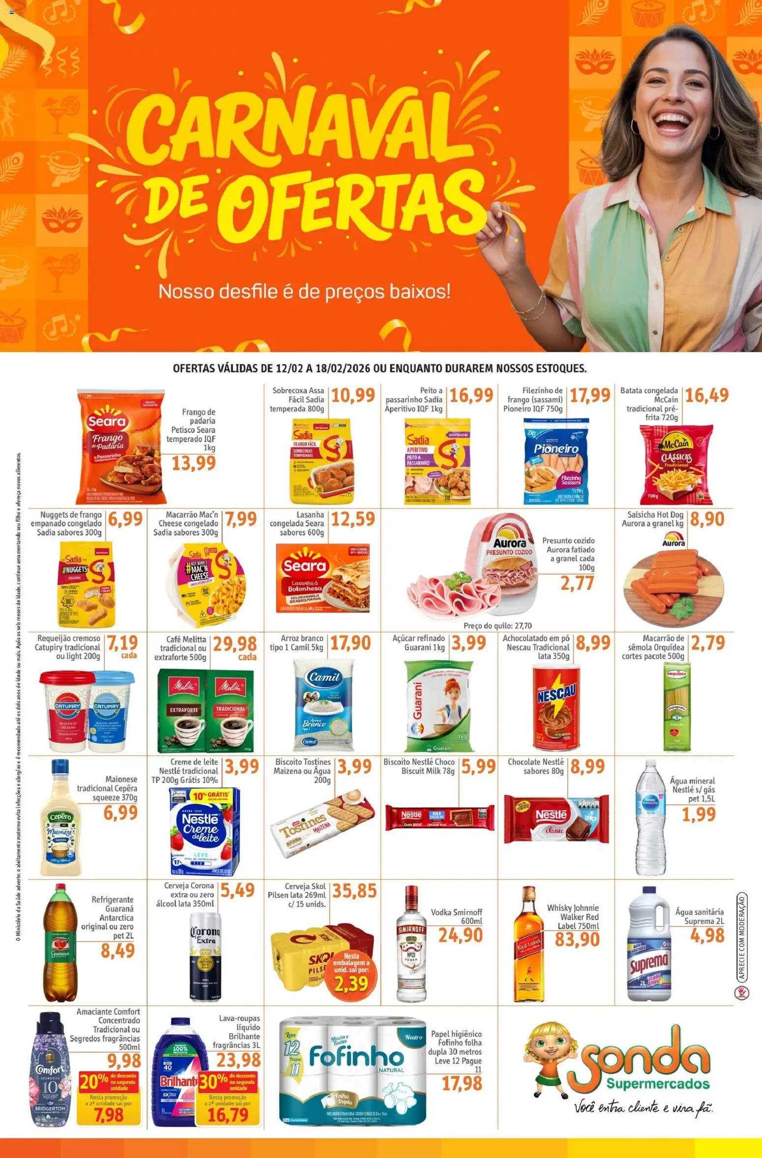 Pré-Visualização do folheto "Ofertas da semana" da loja Sonda válido a partir de 12/02/2026