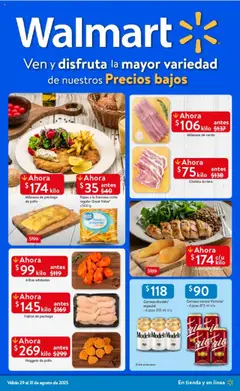 Vista previa las ofertas de la tienda Walmart - Folleto Precios Bajos desde el 29/08/2025 