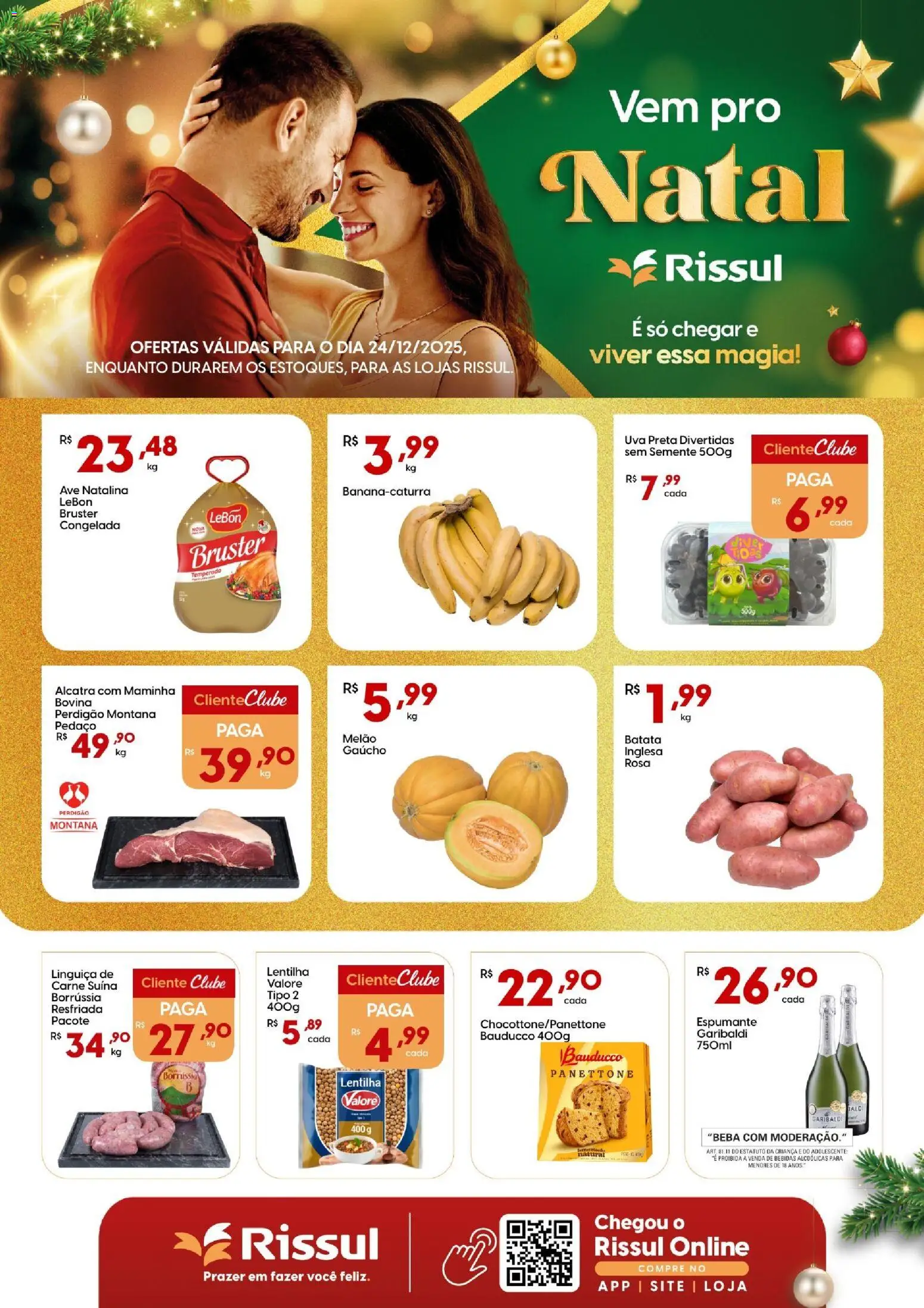 Pré-Visualização do folheto "Ofertas Quarta do Horti " da loja Rissul válido a partir de 24/12/2025