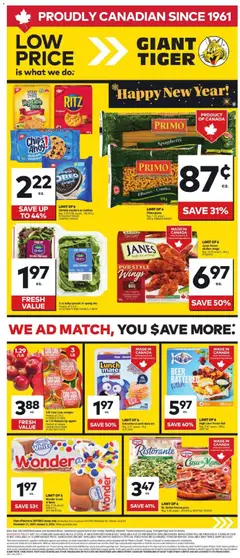 Preview of leaflet Weekly Flyer from shop Giant Tiger is valid from Dec 31, 2025
