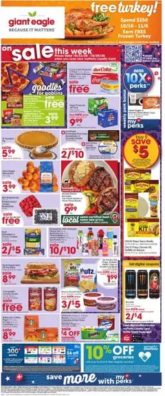 Ad Preview of Giant Eagle Weekly Ad from 10/23/2025 | Page: 1