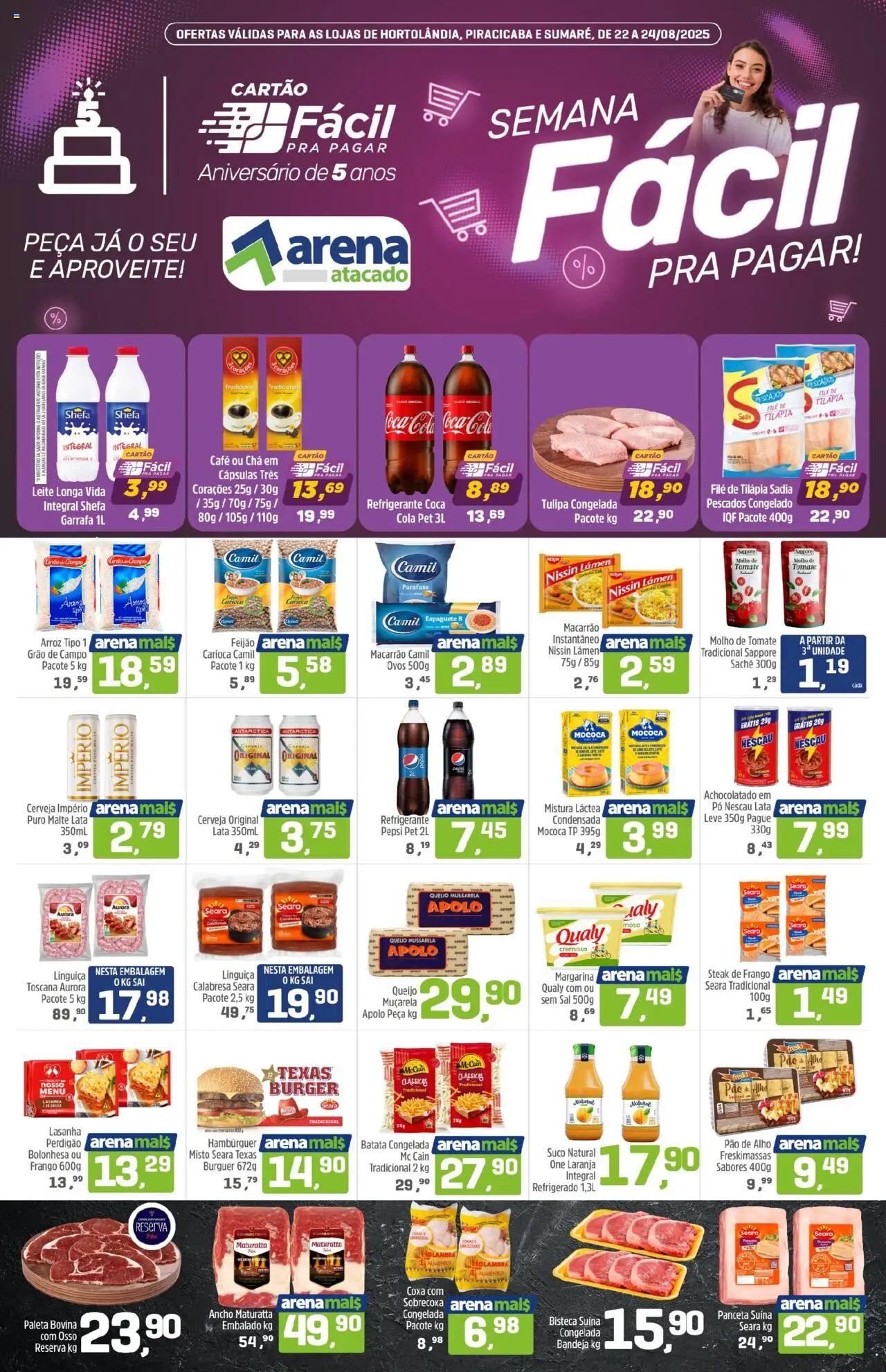 Arena Atacado folheto "Ofertas da semana" válido a partir de 22/08/2025 - número de página 1