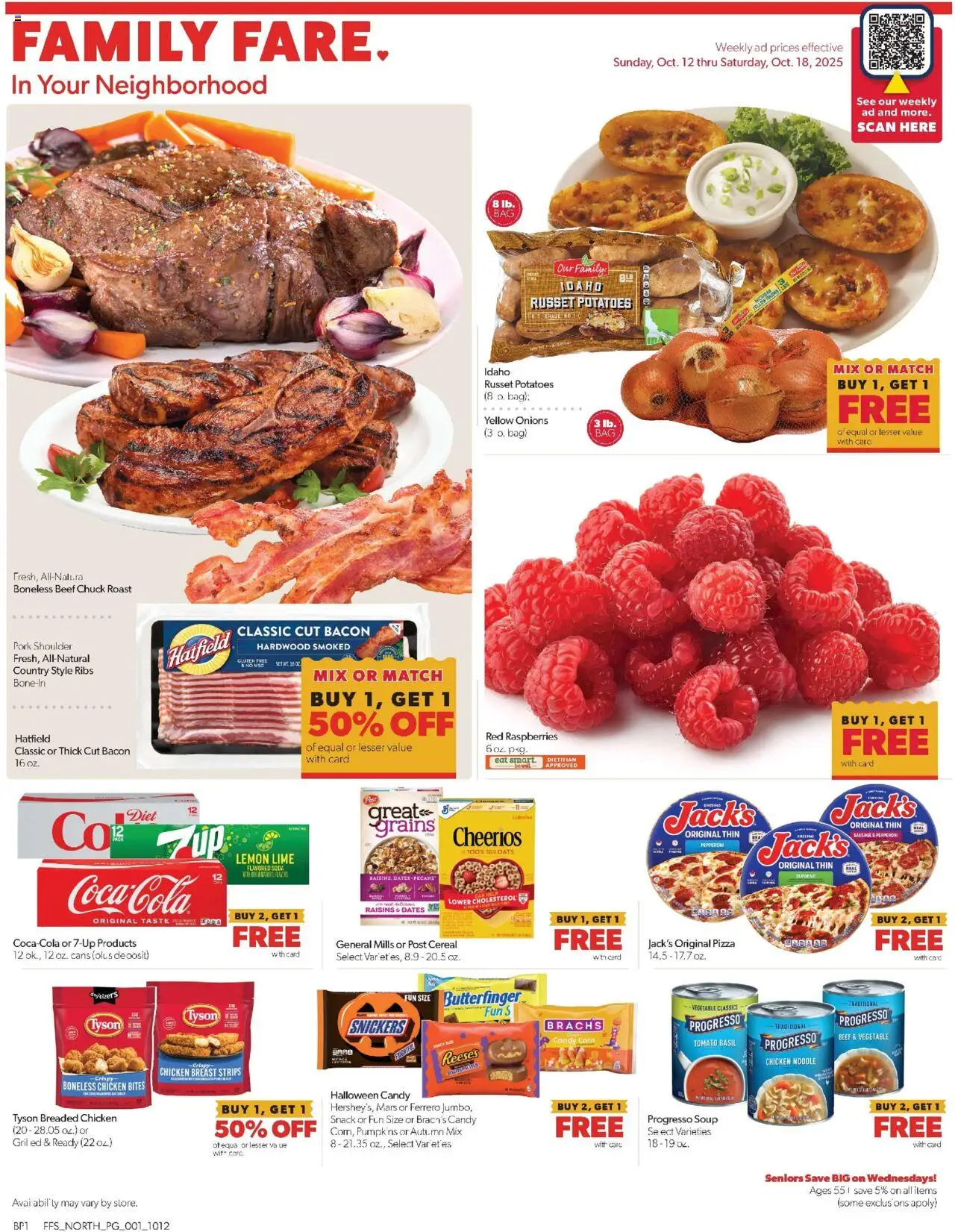 Family Fare Weekly Ad - MI from 10/12/2025 - Flyer - Page number 1