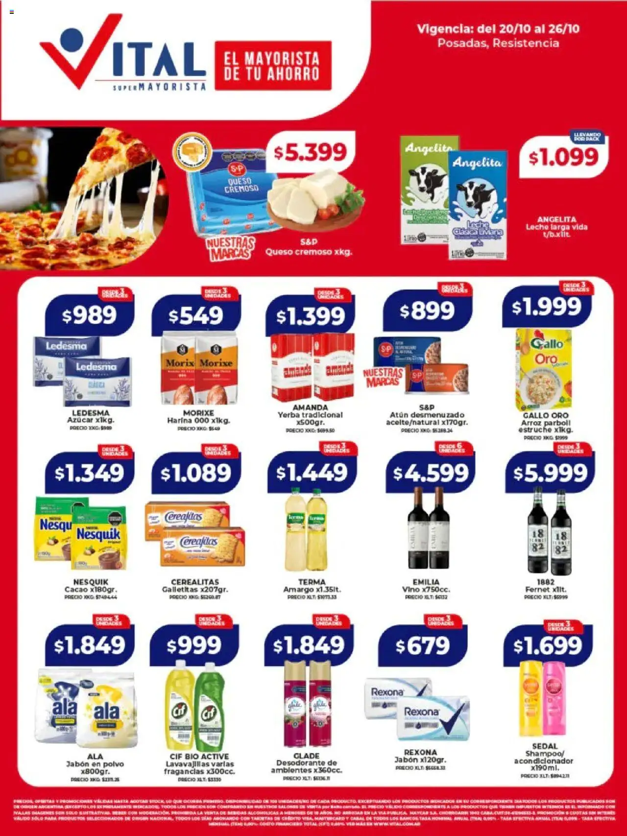 Vital Ofertas - Posadas del 20/10/2025 >> Catálogo