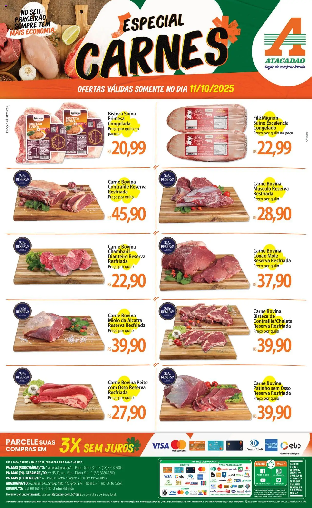 Atacadão folheto "Ofertas - TO" válido a partir de 11/10/2025 - número de página 1