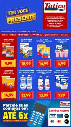 Pré-Visualização do folheto "Ofertas da semana" da loja Tatico válido a partir de 08/09/2025