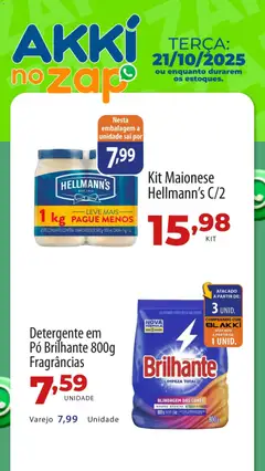 Pré-Visualização do folheto "Ofertas do Dia" da loja Akki Atacadista válido a partir de 21/10/2025