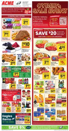 Ad Preview of Acme Weekly Ad - PA from 09/26/2025