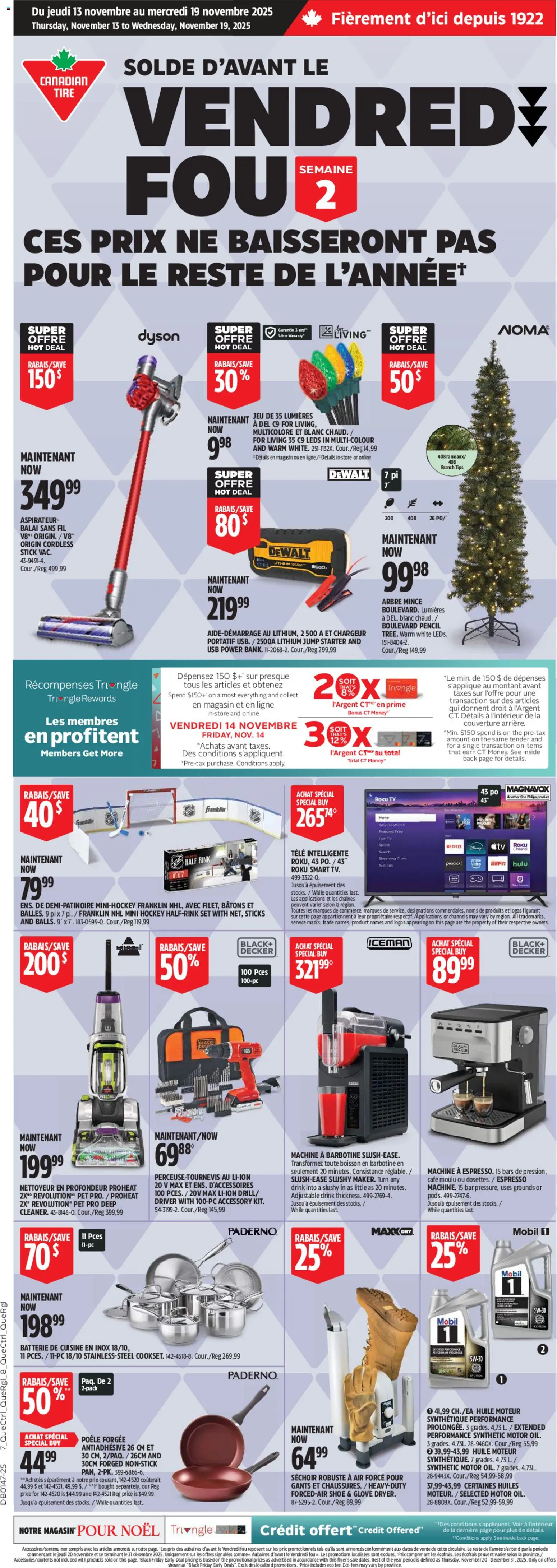 Preview of leaflet Black Friday Circulaire from shop Canadian Tire is valid from Nov 13, 2025