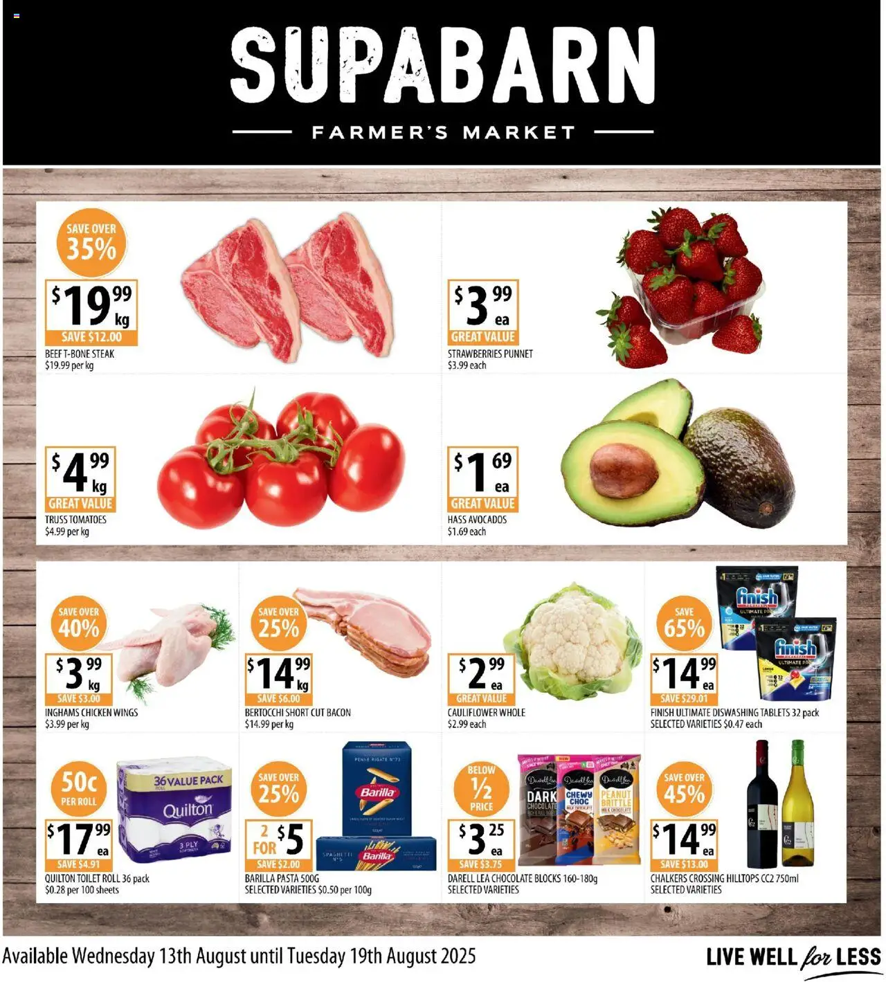 Supabarn catalogue valid from 13/08/2025 - page 1