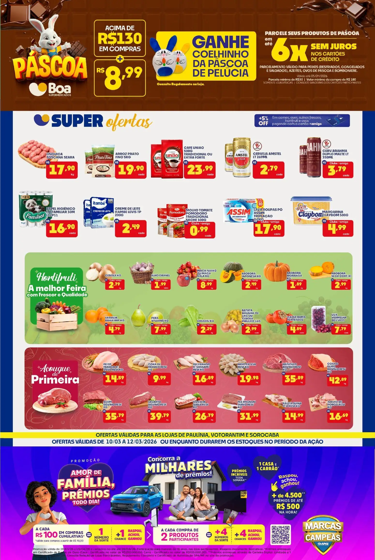 Pré-Visualização do folheto "Boa Supermercados - Ofertas da semana" da loja Boa Supermercados válido a partir de 10/03/2026