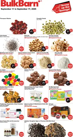 Preview of leaflet Weekly flyer from shop Bulk Barn is valid from Sep 11, 2025