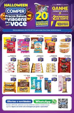 Pré-Visualização do folheto "Ofertas de Halloween" da loja Comper válido a partir de 27/10/2025