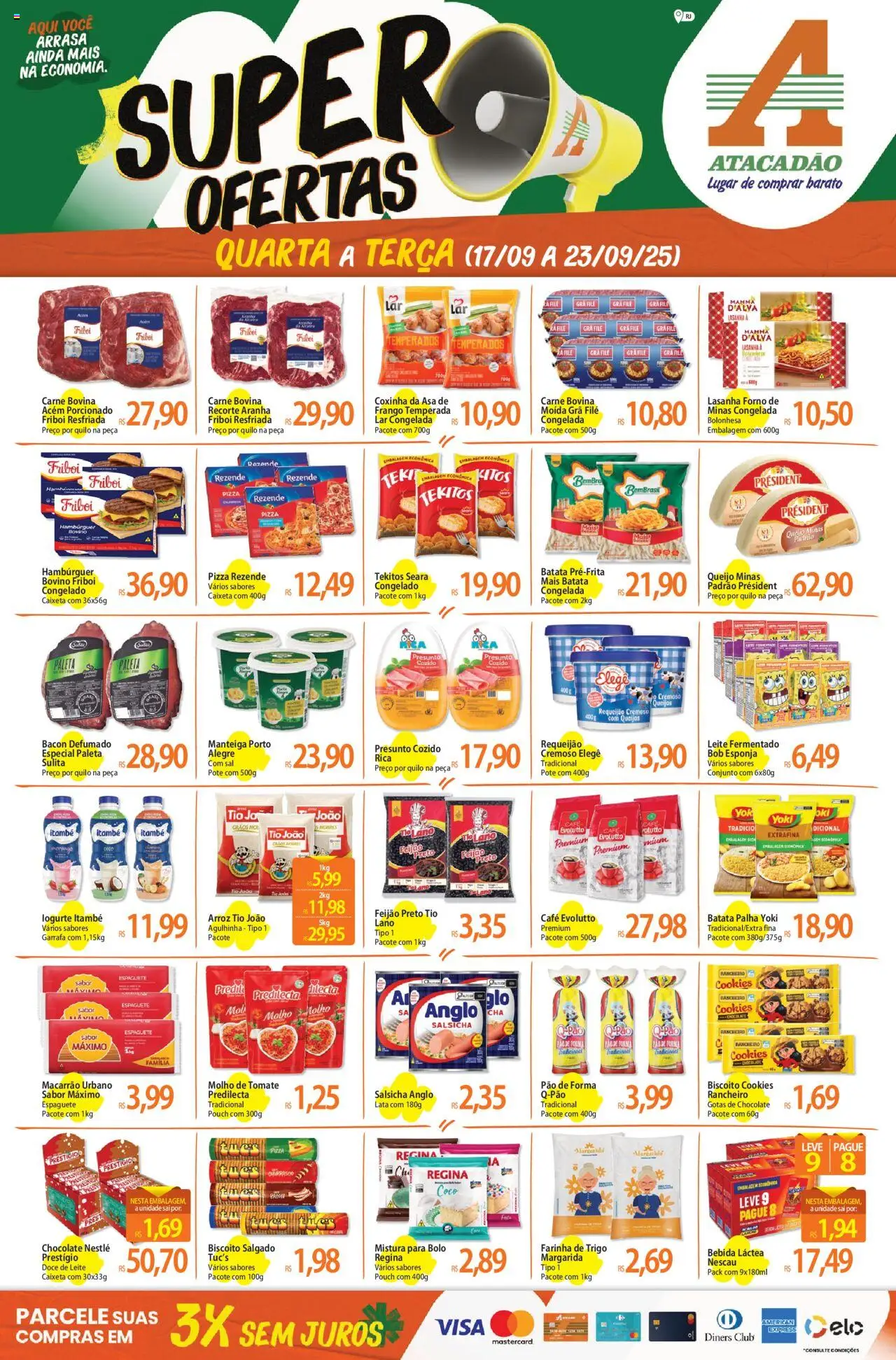 Atacadão folheto "Ofertas - RJ" válido a partir de 17/09/2025 - número de página 1