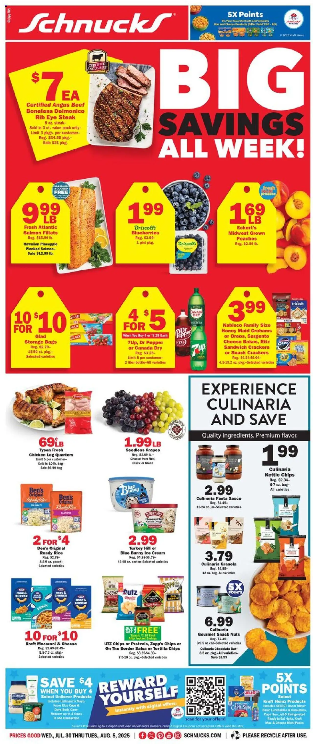 Schnucks Weekly Print Ad - MO from 07/30/2025 - Flyer - Page number 1