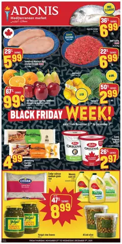 Preview of leaflet Black Friday Flyer from shop Adonis is valid from Nov 27, 2025