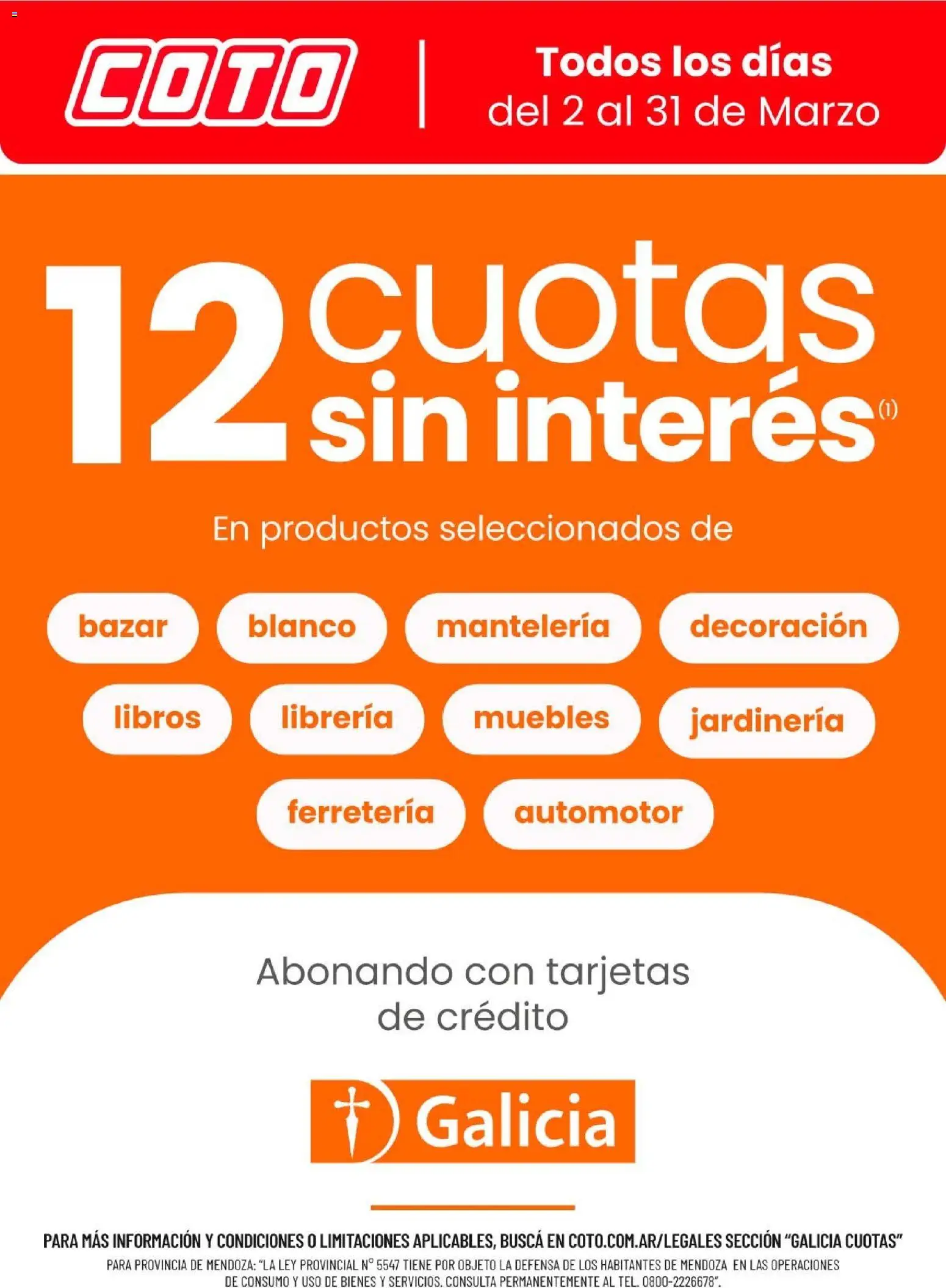 Vista previa del folleto de la tienda Coto válido desde el 02/03/2026 