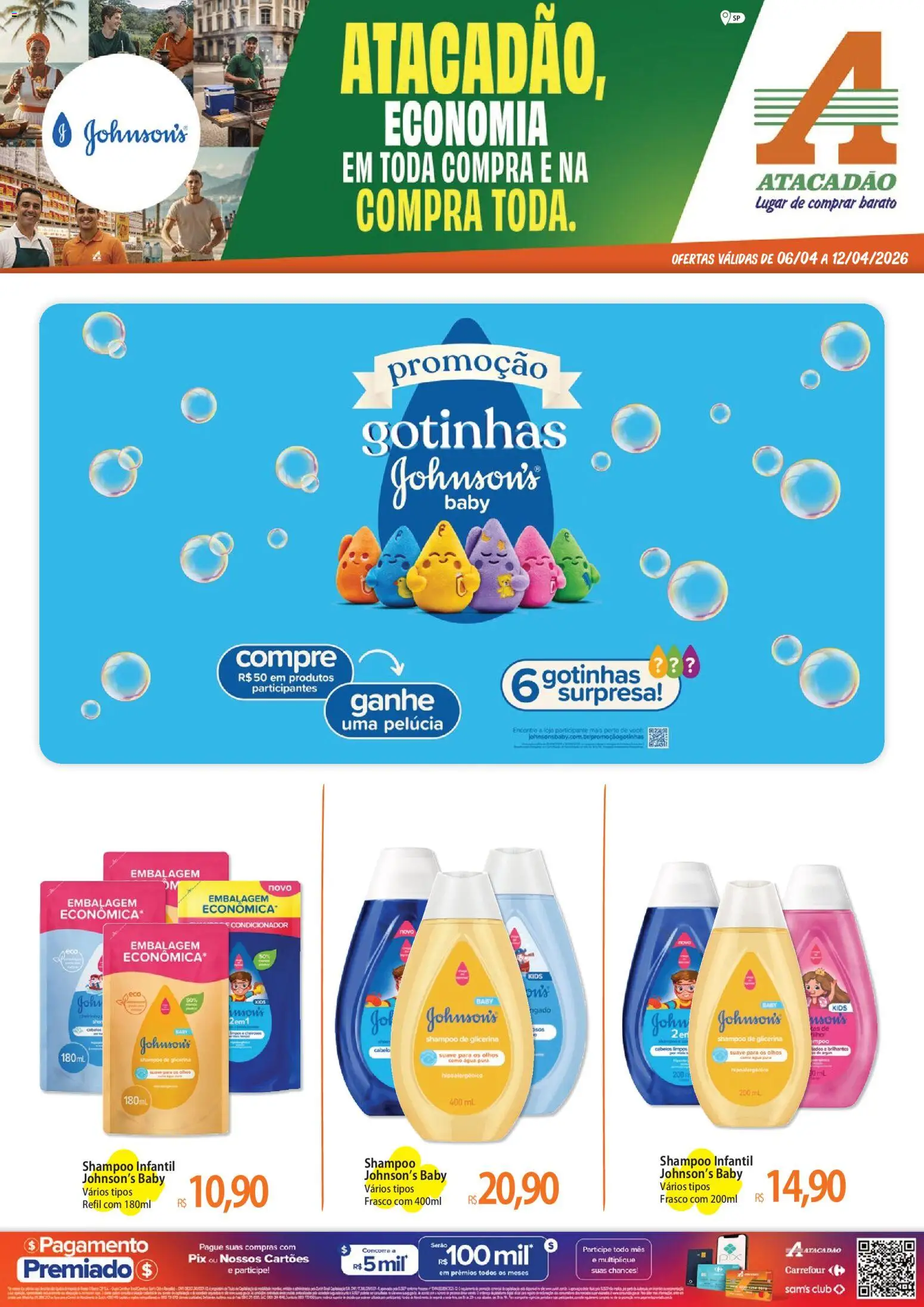 Pré-Visualização do folheto "Atacadão ofertas - SP" da loja Atacadão válido a partir de 06/04/2026