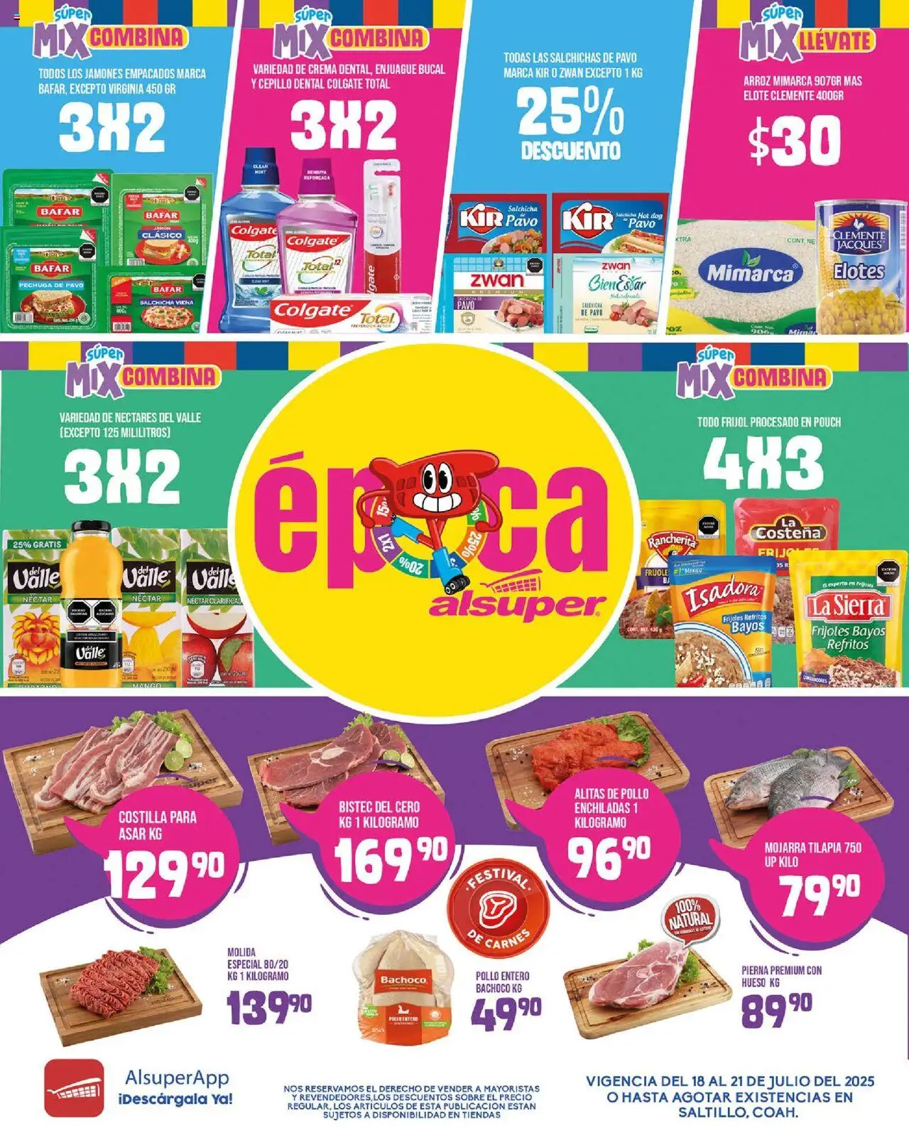Folleto - Saltillo Alsuper y sus promociones válidas desde el 18/07/2025 - Número de página 1