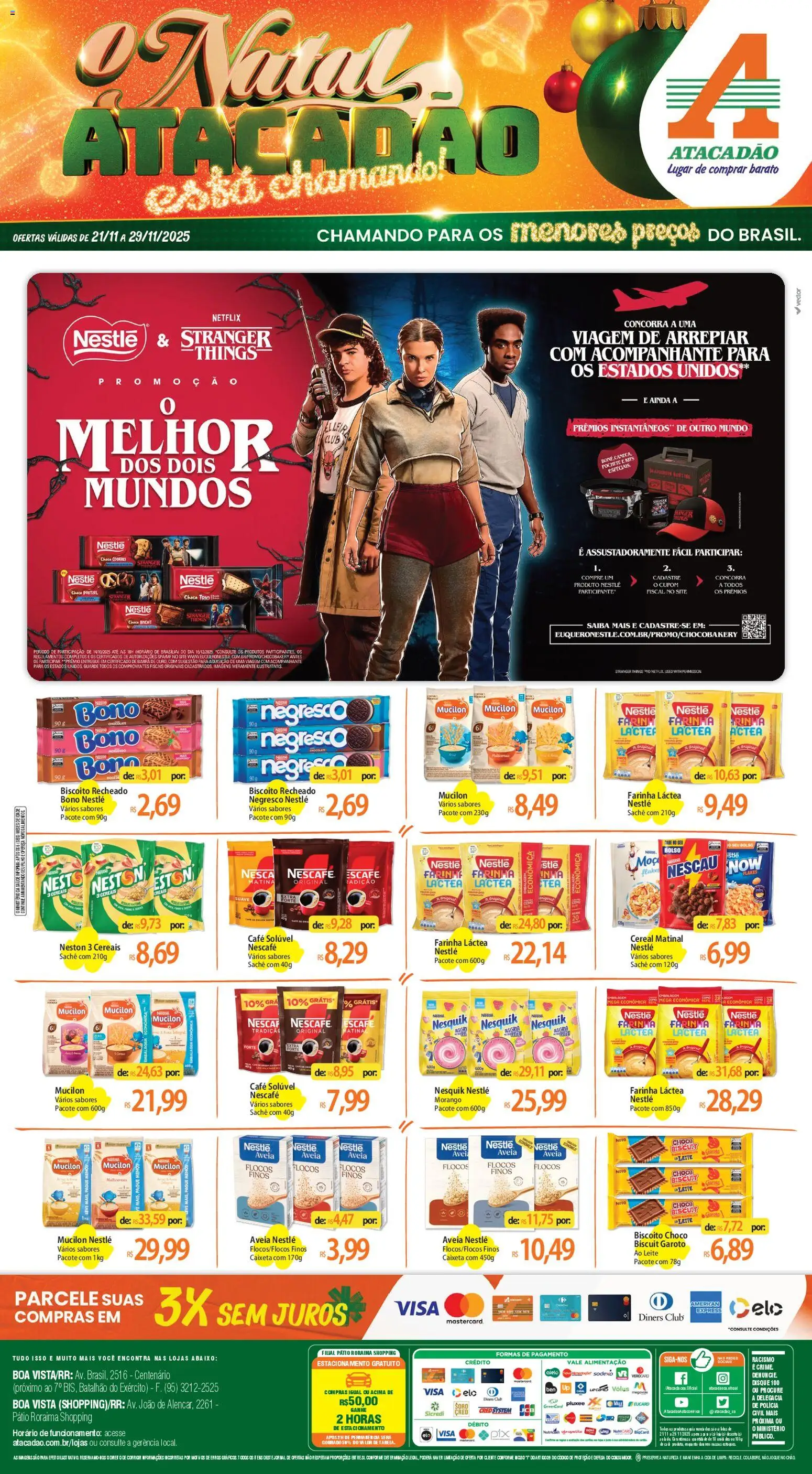 Pré-Visualização do folheto "Ofertas - RR" da loja Atacadão válido a partir de 21/11/2025