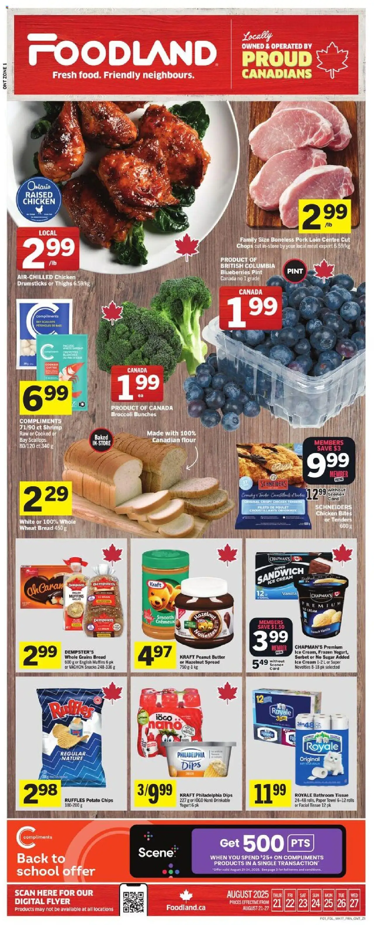 Foodland flyer valid from Aug 21, 2025 - page number 1