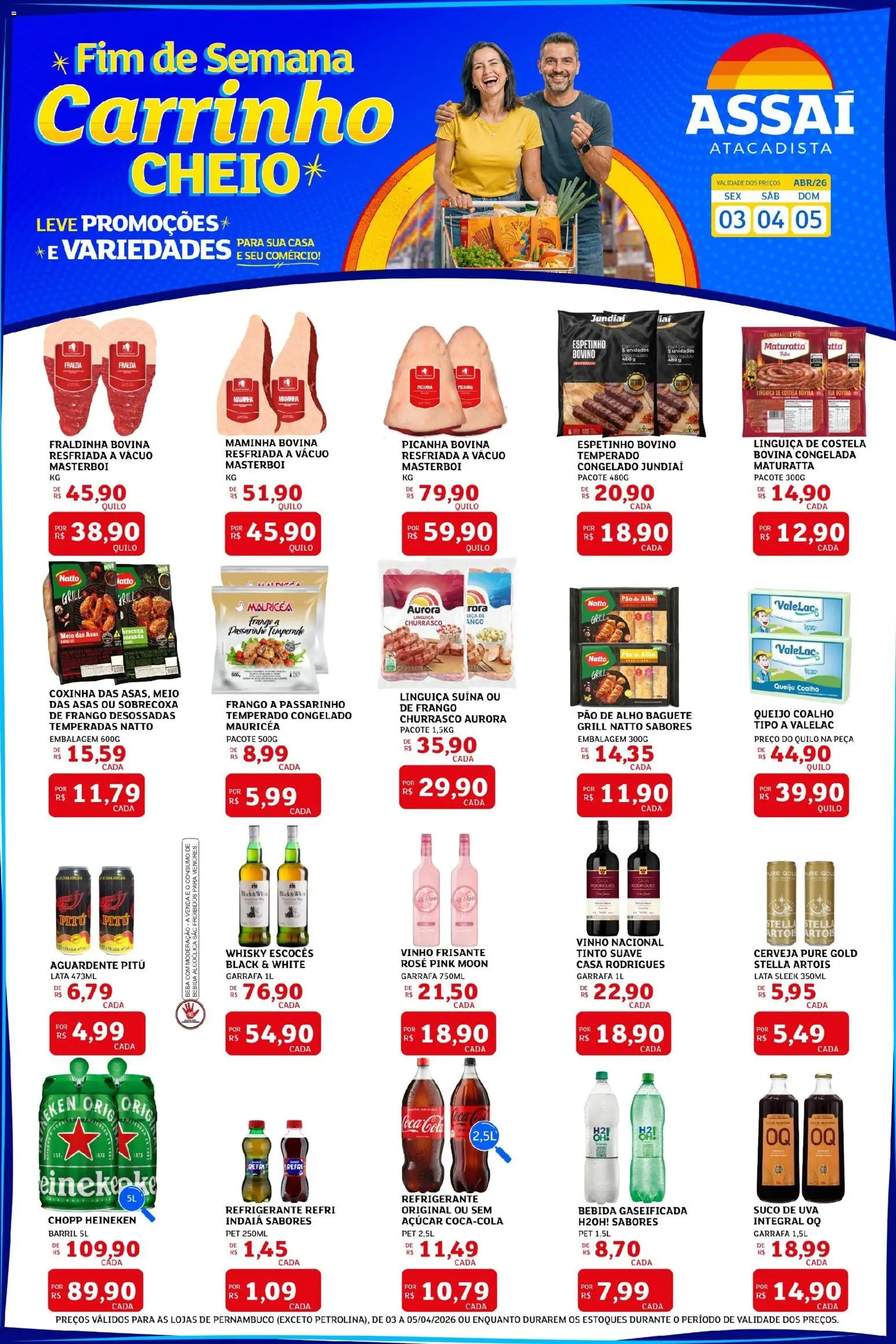 Pré-Visualização do folheto "Assaí Atacadista ofertas - PE" da loja Assaí Atacadista válido a partir de 03/04/2026