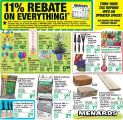 Ad Preview of Menards Menards Weekly Ad from 03/25/2026