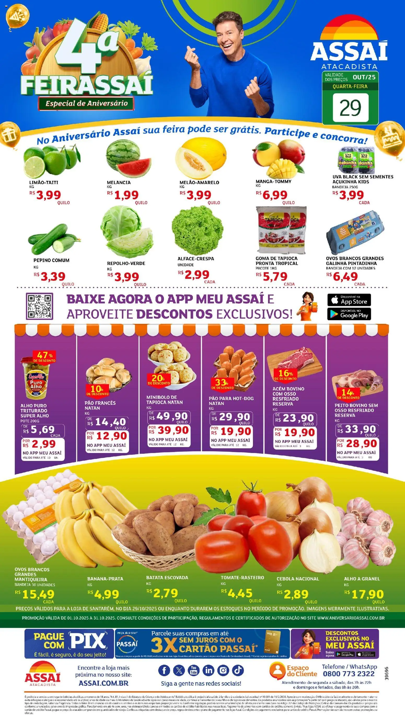 Pré-Visualização do folheto "Encarte - PA" da loja Assaí Atacadista válido a partir de 29/10/2025