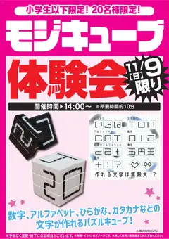ヤマダ 電機の2025/11/08から2025/11/09までのチラシはここモジキューブ体験会 11/9限り