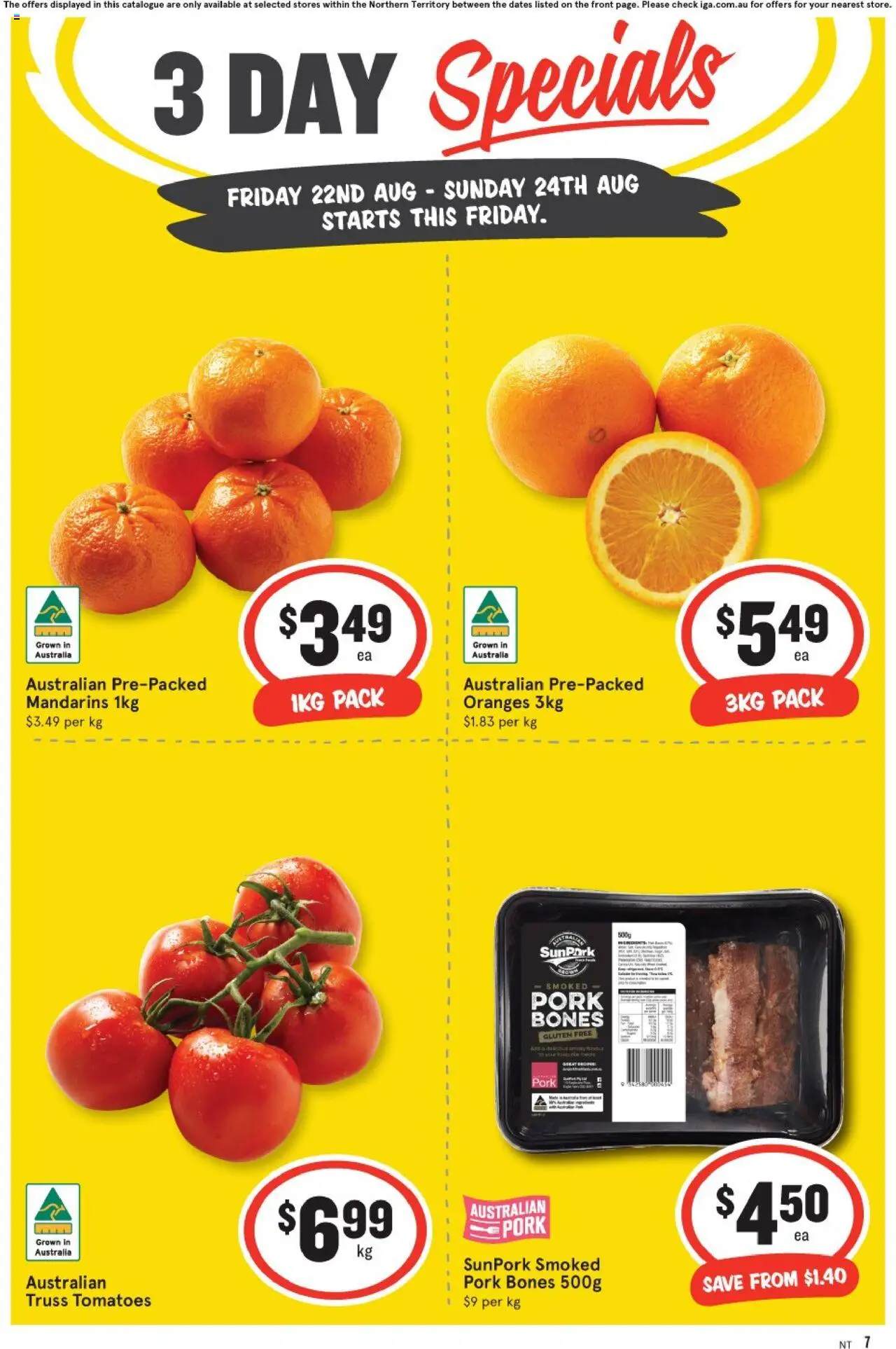 IGA catalogue valid from 22/08/2025 - page 1