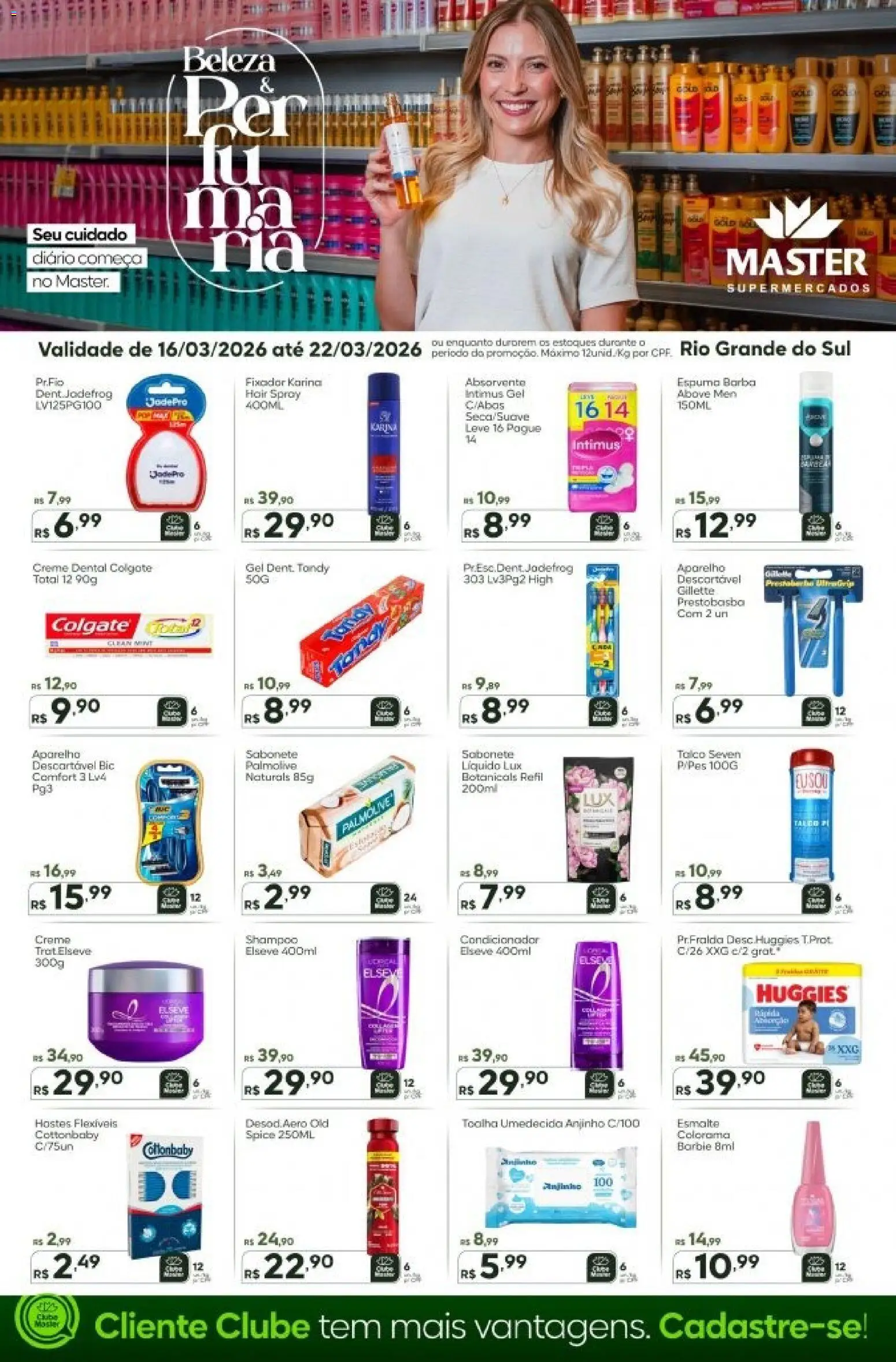 Pré-Visualização do folheto "Master ofertas Perfumaria" da loja Master válido a partir de 16/03/2026