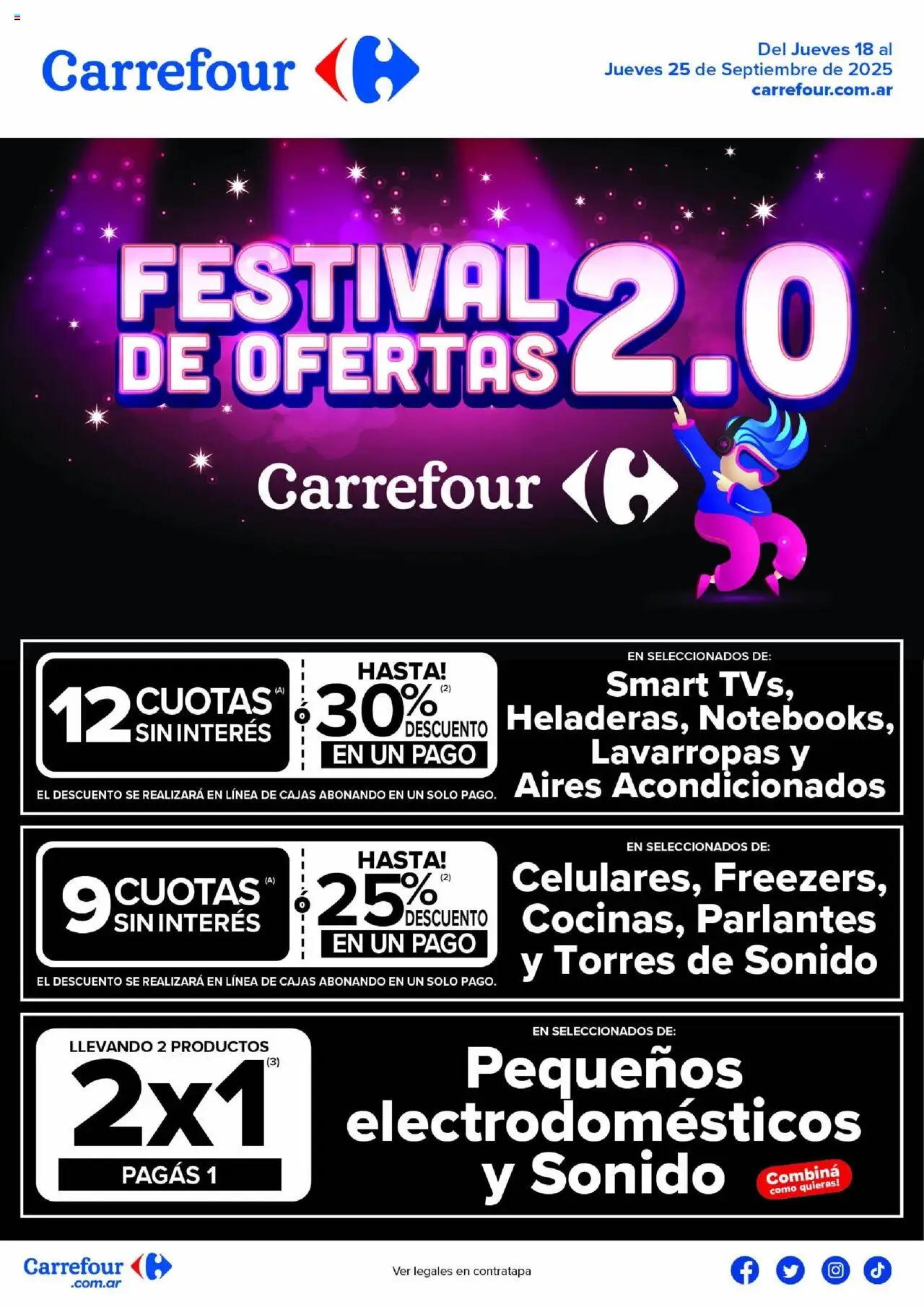 Carrefour Festival de Ofertas - Salta del 18/09/2025 >> Catálogo