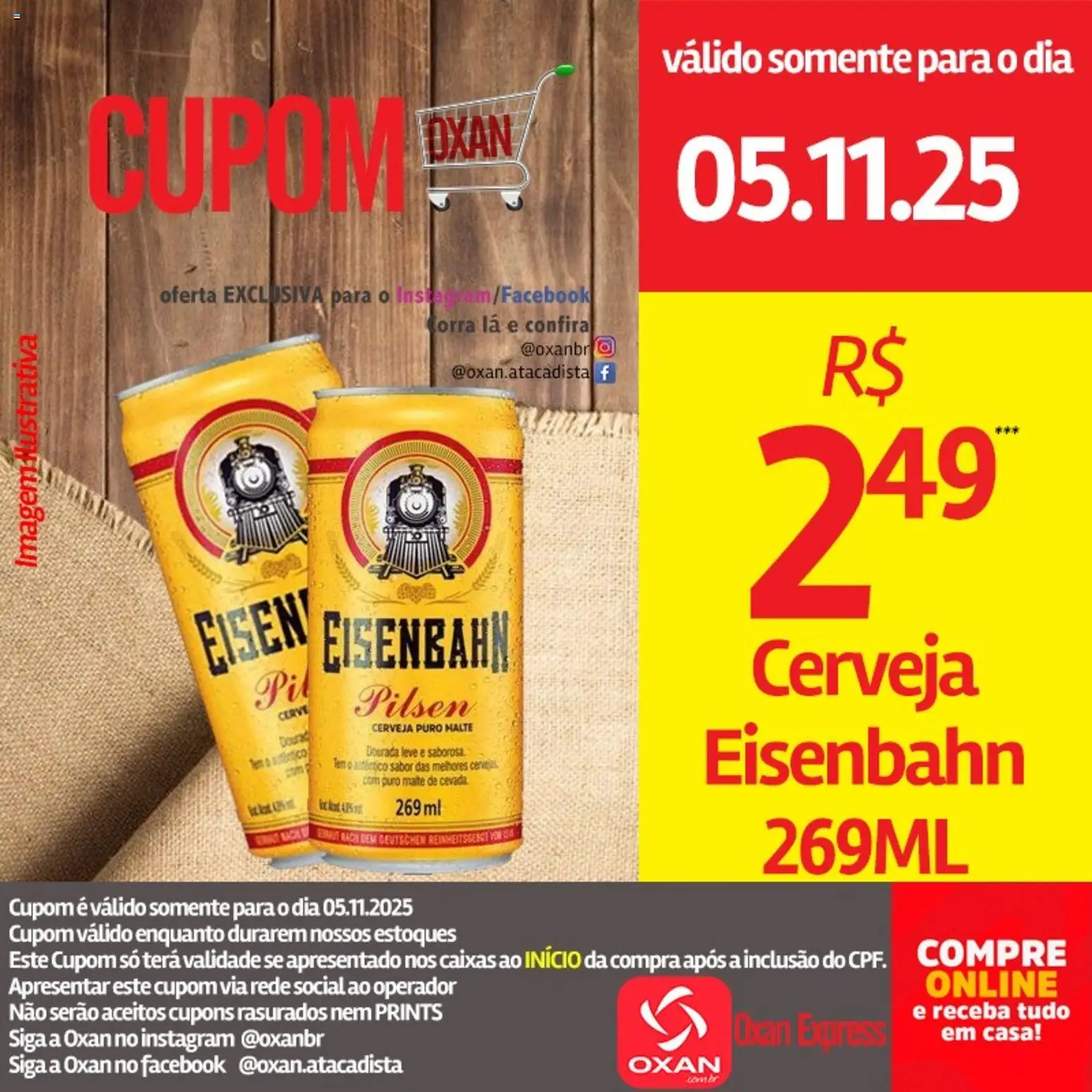 Pré-Visualização do folheto "Ofertas da semana" da loja Oxan Atacadista válido a partir de 05/11/2025