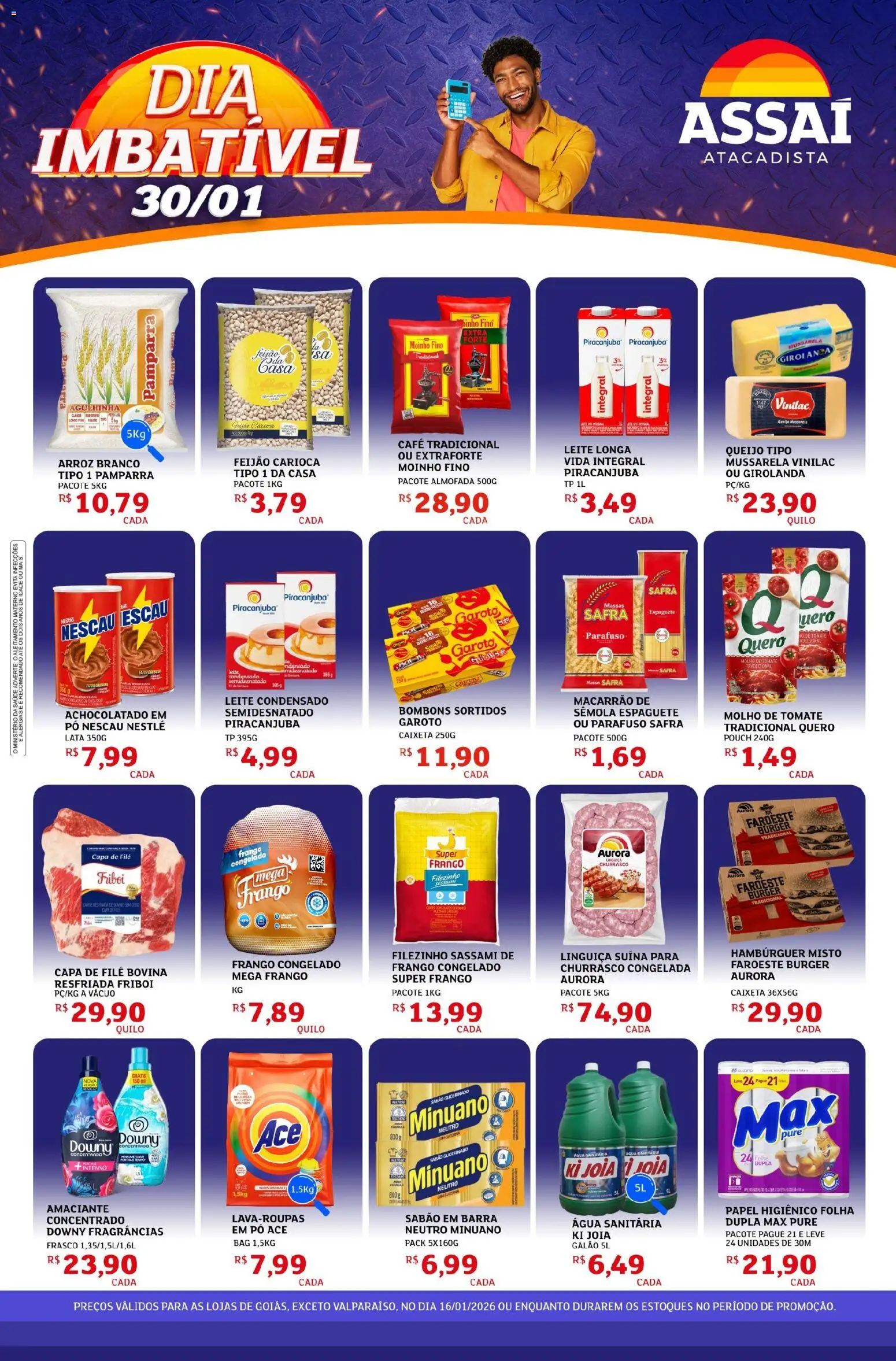 Pré-Visualização do folheto "Encarte - GO" da loja Assaí Atacadista válido a partir de 30/01/2026