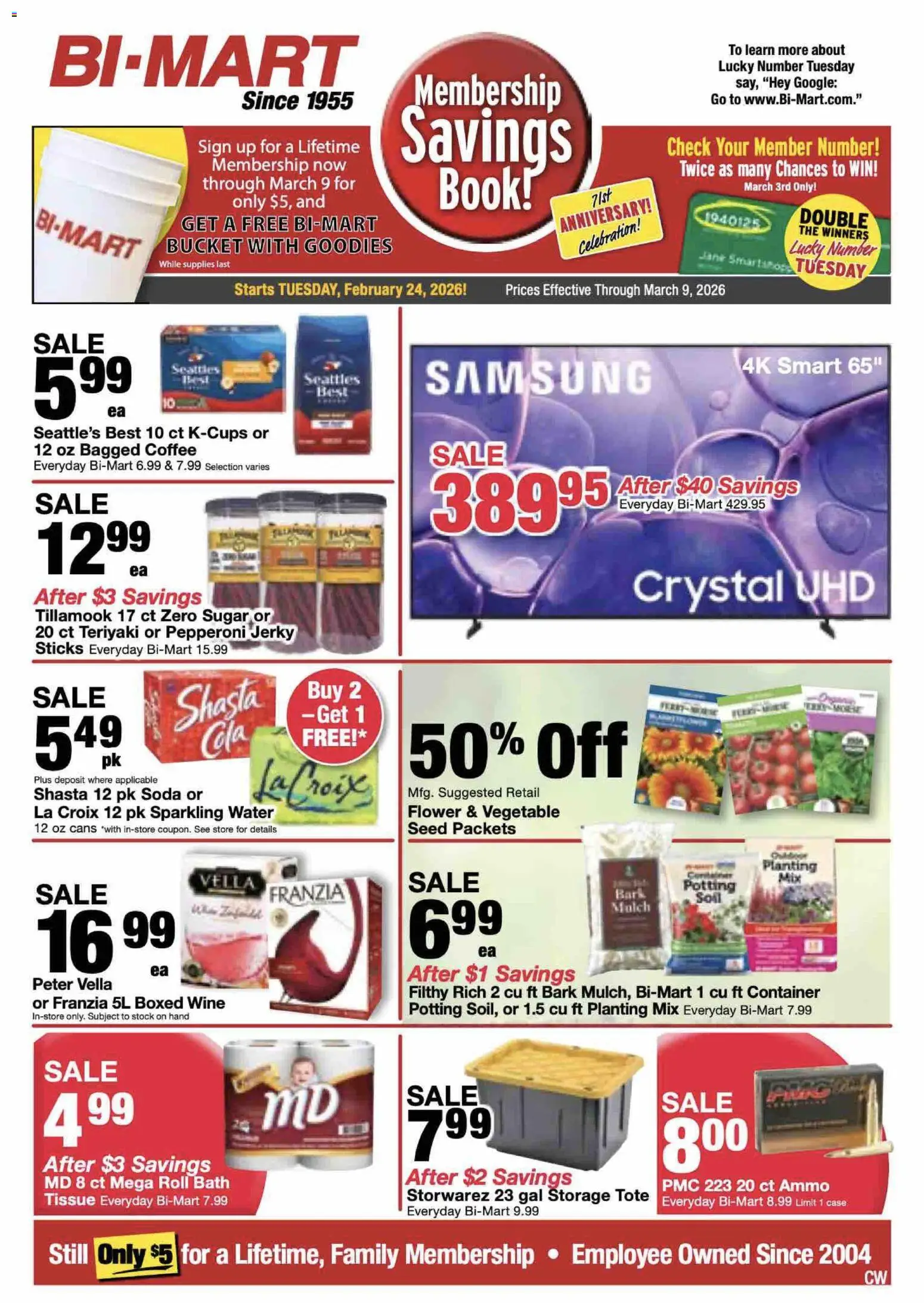 Ad Preview of Bi-Mart Weekly Ad from 02/24/2026