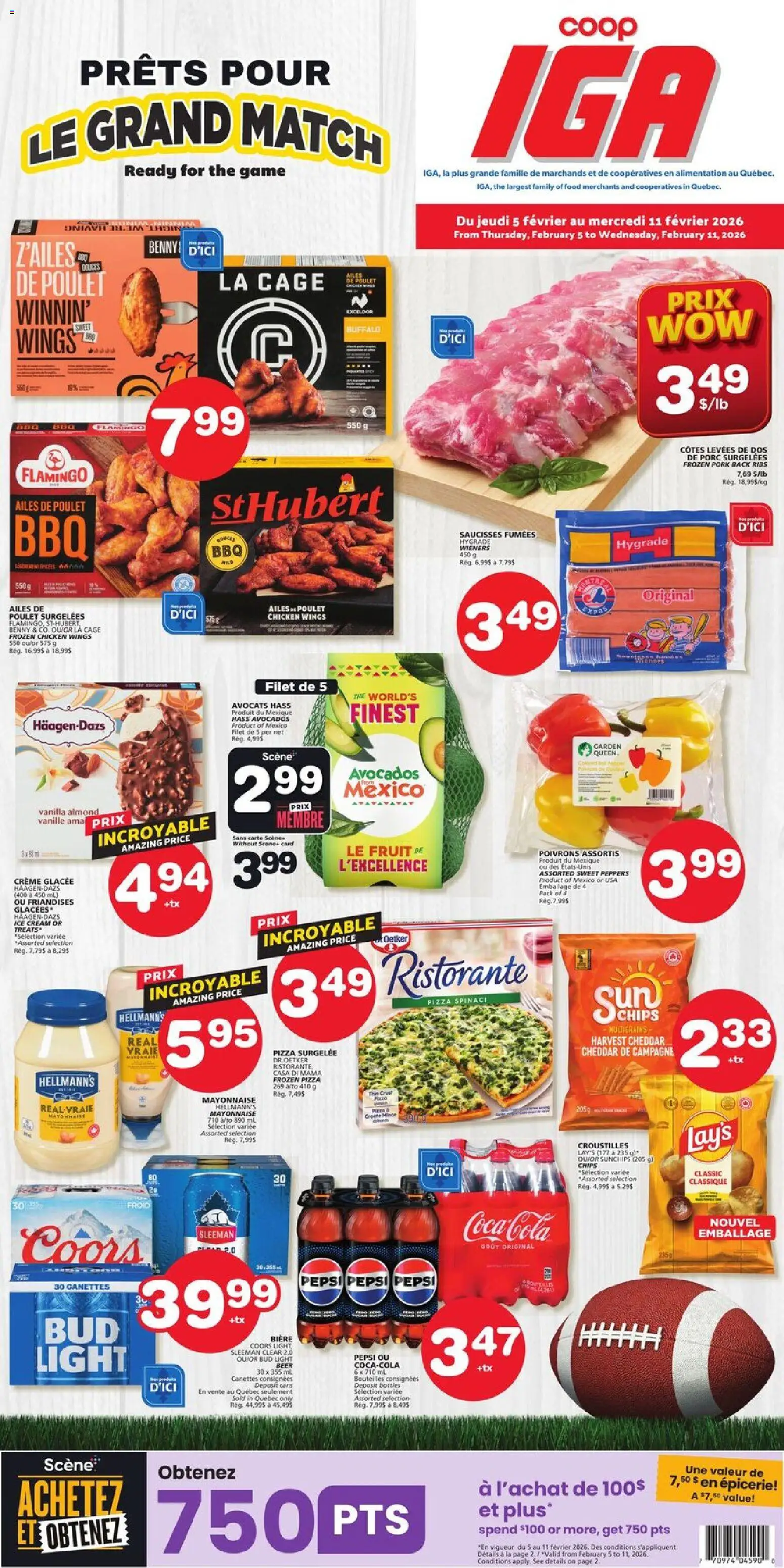 Preview of leaflet Îles de la Madeleine from shop IGA is valid from Feb 05, 2026