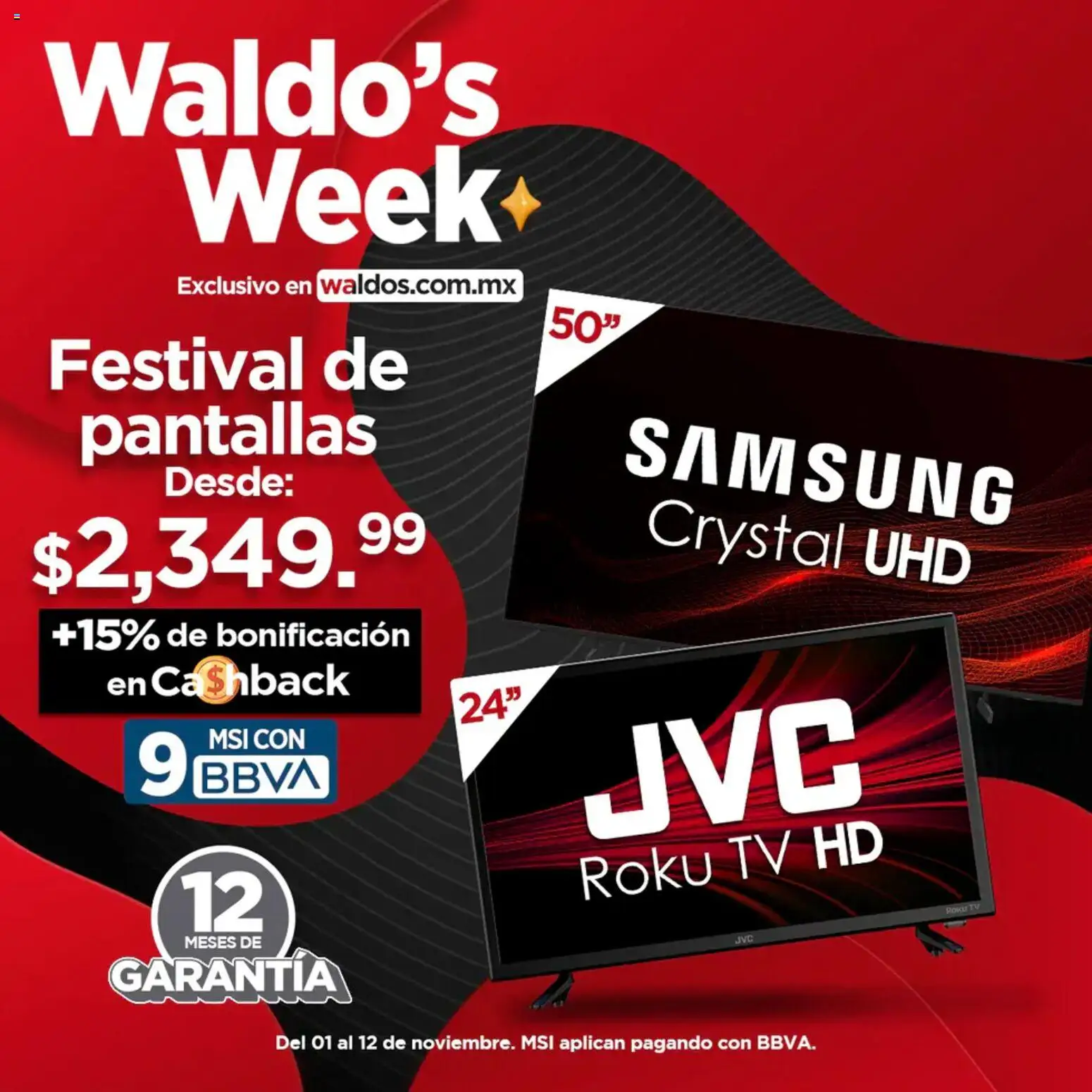 Vista previa las ofertas de la tienda Waldo's - Buen Fin desde el 01/11/2025 