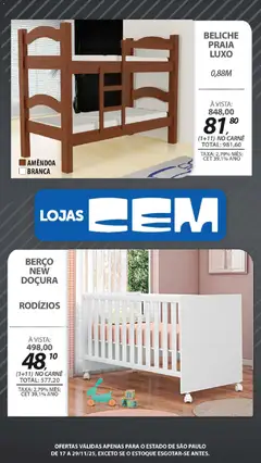 Pré-Visualização do folheto "Ofertas atuais" da loja Lojas Cem válido a partir de 17/11/2025 | Página: 107