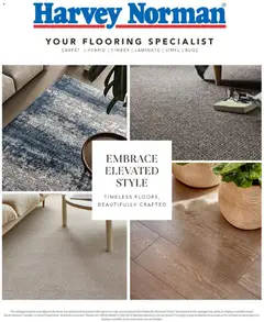 Preview of catalogue Harvey Norman April Flooring Digital Catalogue from shop Harvey Norman valid 09/04/2026