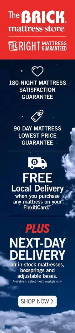 Preview of leaflet Black Friday from shop The Brick is valid from Dec 02, 2025 | Page: 11